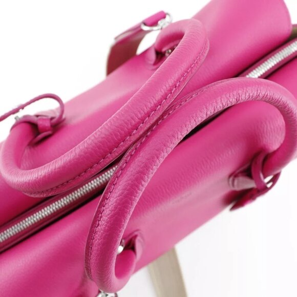 MCM mirror Handbag MWT 6SMA04 PU001 2WAYShoulder pink leather Women - Picture 9 of 12